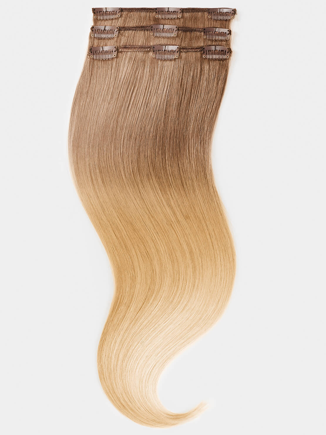 Ombré Clip in Extensions - luxury Qualität - 70 Gramm 3-teilig - 55cm t17/20 variant detail image - ec6fc29ed13a41f8182201acc8c775956f2f36bbadcde880ceb8c9de5c4b3a00