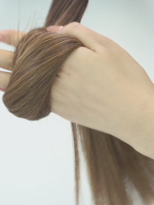 B6/27 balayage schokobraun & Karamellblond, B6/27 balayage chocolate brown & caramel blonde, B6/27 balayage brun chocolat & blond caramel