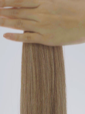 B12/26 balayage hellbraun gold & Honig Goldblond, B12/26 balayage light golden brown & golden honey blonde, B12/26 balayage brun doré clair & blond doré miel